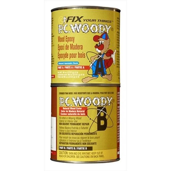 Pc Products Protective Coating 128336 96 Oz Woody Wood Epoxy Paste 128336
